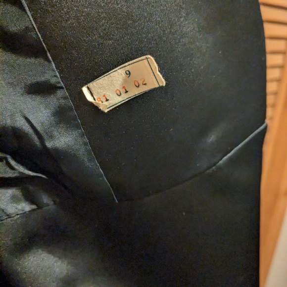 Kasper for ASL Nights Wool Black Fitted Jacket with Belt & Skirt - Picture 7 of 16